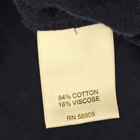 NWT ROWM Men's 4XT Navy Blue LS Med Weight Button Up Shirt Pockets Casual Tall - Picture 9 of 13